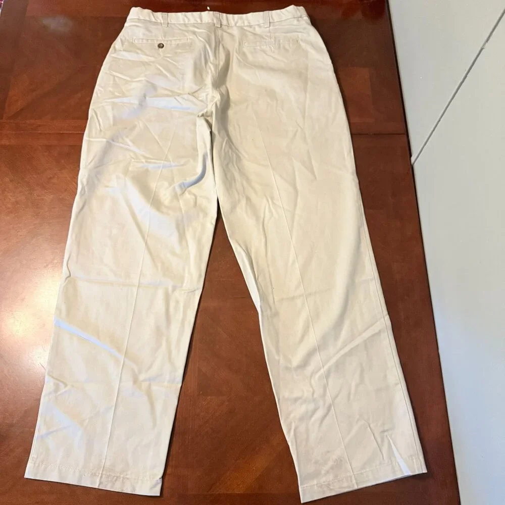 Covington Mens Chino Pants‎ 38x34 Alabaster Cotton